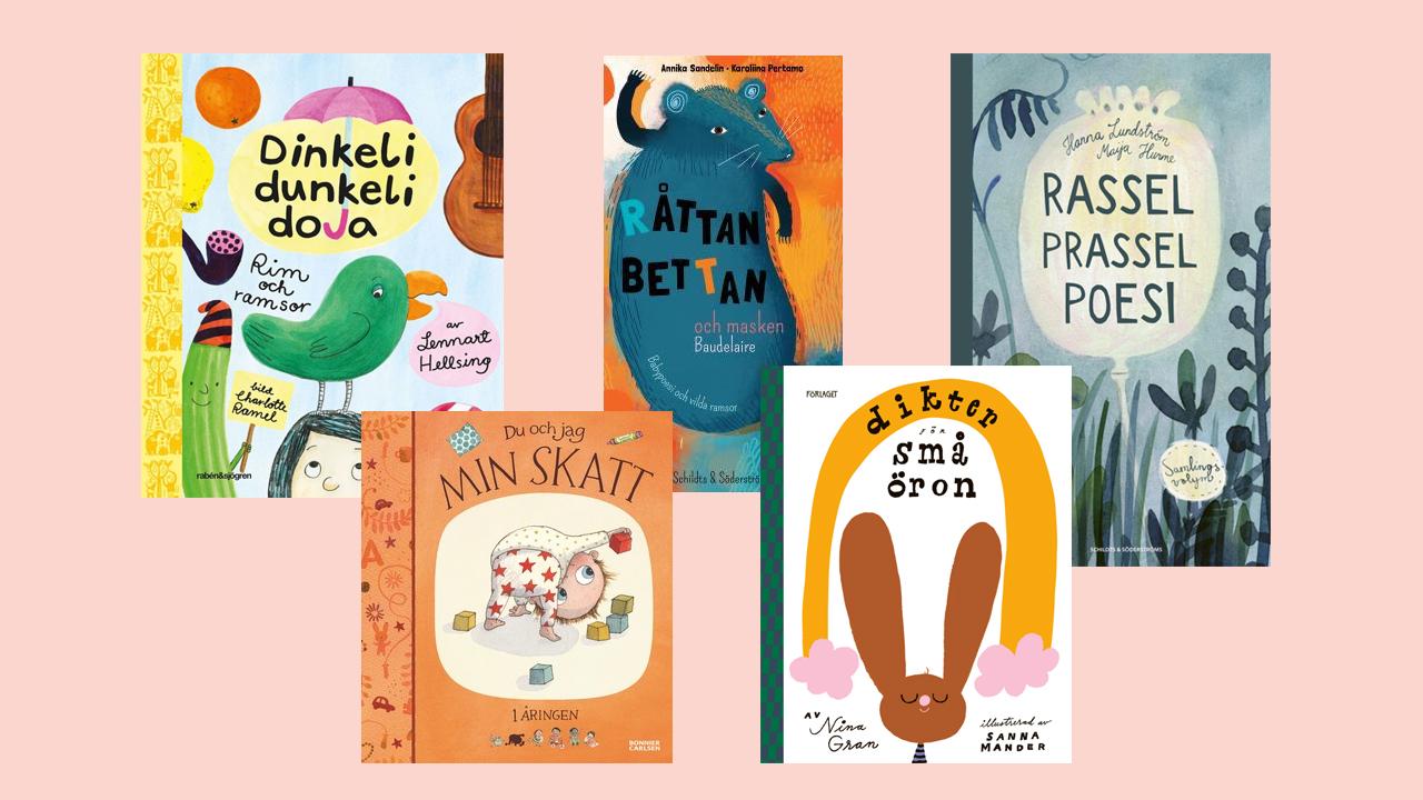 Pämar på diktbilderböcker och böcker med rim